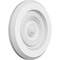 Ekena Millwork Standard Grayson Bullseye Rosette with Beveled Edge, 5"W x 5"H x 1/2"P ROSP050X050X050GRY03 - alternate 1